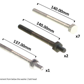 Head Bolt Set HOLDEN FAM2 TBI HBS116 - PERMASEAL