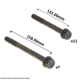 Head Bolt Set MAZDA TF TM HBS134 - PERMASEAL