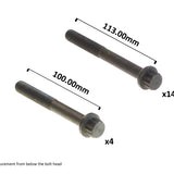Head Bolt Set ISUZU 4BB1 D1 HBS152 - Permaseal