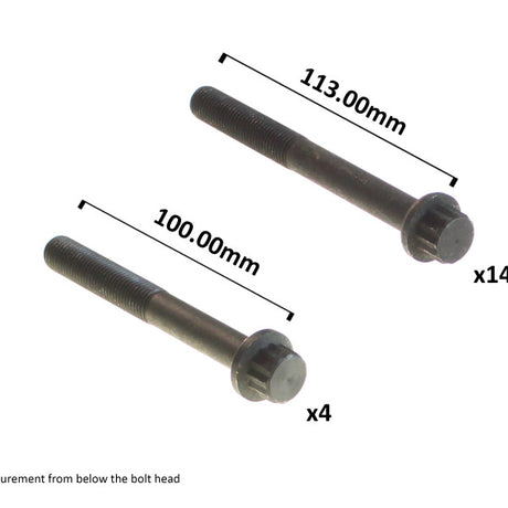 Head Bolt Set ISUZU 4BB1 D1 HBS152 - Permaseal