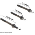Head Bolt Set ISUZU 4BD1T HBS153 - PERMASEAL
