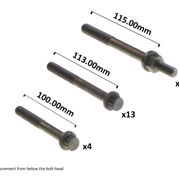 Head Bolt Set ISUZU 4BE1 HBS154 - PERMASEAL