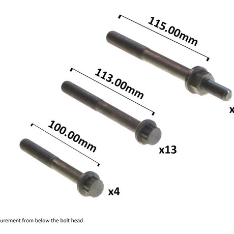 Head Bolt Set ISUZU 4BE1 HBS154 - Permaseal