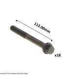 Head Bolt Set ISUZU C330 4BA1 C1 HBS155 - Permaseal