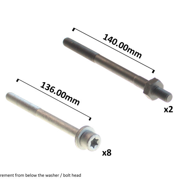 Head Bolt Set HOLDEN 1.6 1.8 FII C20NE X20SE HBS213 - PERMASEAL