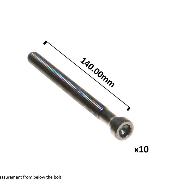 Head Bolt Set AUDI CAAC CAGA VOLKS CCHA CDBA HBS221 - PERMASEAL