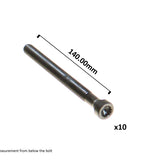 Head Bolt Set AUDI CAAC CAGA VOLKS CCHA CDBA HBS221 - Permaseal