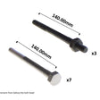 Head Bolt Set HOLDEN C24SE Y24SE SOHC 8V HBS225 - PERMASEAL