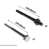 Head Bolt Set HOLDEN C24SE Y24SE SOHC 8V HBS225 - Permaseal