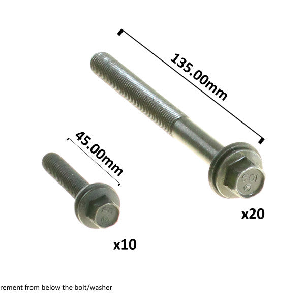Head Bolt Set CHRYSLER EZD EZB Hemi V8 OHV HBS229 - PERMASEAL