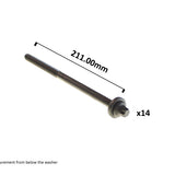 Head Bolt Set BMW M57N2 D30 DOHC 24V Turbo HBS235 - Permaseal
