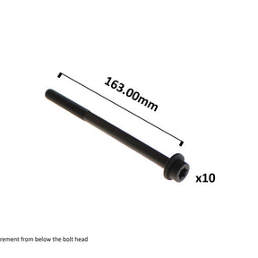 Head Bolt Set MITSUBISHI 4J11 4J12 HBS289 - PERMASEAL
