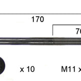 Head Bolt Set MAZDA 6 CX-5 SH-VPTS HBS294 - Permaseal