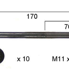 Head Bolt Set MAZDA 6 CX-5 SH-VPTS HBS294 - PERMASEAL