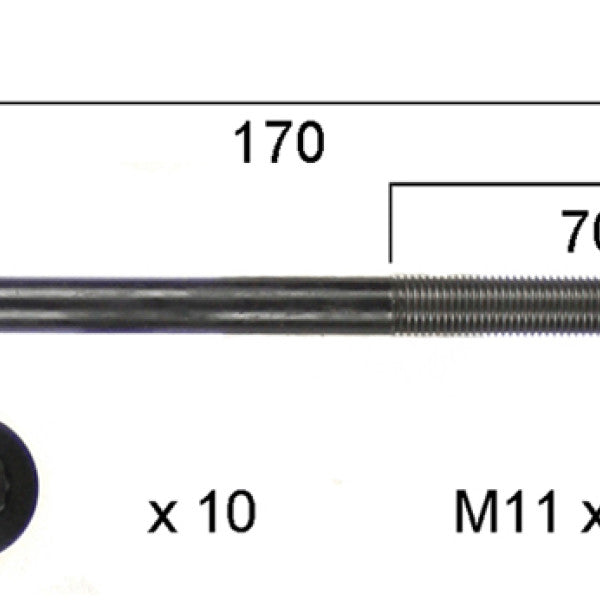 Head Bolt Set MAZDA 6 CX-5 SH-VPTS HBS294 - PERMASEAL
