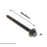 Head Bolt Set FORD TERRITORY 276DT HBS301H - Permaseal