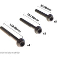 Head Bolt Set MERCEDES OM661 OM601 HBS313 - PERMASEAL
