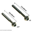 Head Bolt Set MERCEDES BENZ OM605.960 HBS314 - PERMASEAL