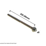 Head Bolt Set Mercedes OM642 Series HBS369H - Permaseal