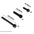 Head Bolt Set HOLDEN 5.0L / 5.7L EFI HBS384H - PERMASEAL