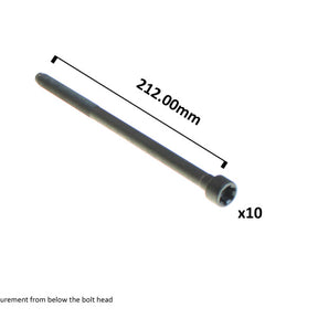 Head Bolt Set HOLDEN Z19DT SOHC 8V HBS391 - PERMASEAL