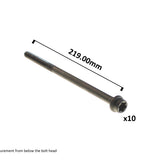 Head Bolt Set HOLDEN Z19DT SOHC 8V HBS392 - Permaseal