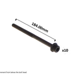 Head Bolt Set MITSUBISHI 4N14 4N13 4N15 HBS396 - Permaseal