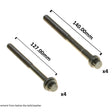 Head Bolt Set TOYOTA M15A-FXE HBS414 - PERMASEAL