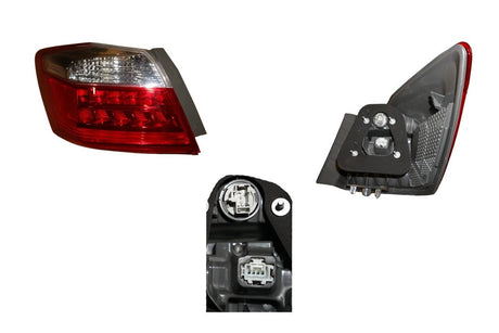Tail Light (Outer, LHS) LED Type Honda Accord CR Series 1 2013 - 2016 HDAC-TAL-85L - Sterling Parts