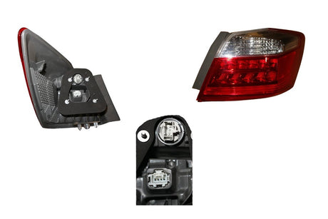 Tail Light (Outer, RHS) LED Type Honda Accord CR Series 1 2013 - 2016 HDAC-TAL-85R - Sterling Parts