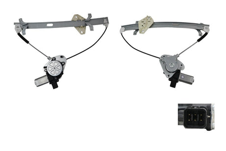 Front Window Regulator RHS (6-Pin, With Motor) Honda Accord CM 06/2003 - 01/2008 HDAC-WIR-65R - Sterling Parts