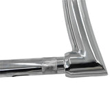 12" Rise Handlebar Ape Hangers 1" Clamp Fat Bar Chrome Fit For Harley Honda Yamaha Suzuki Kawasaki Triumph HDB-HL001-SV - Machter