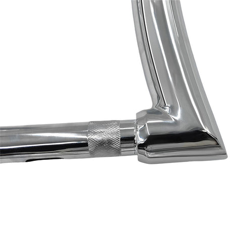 12" Rise Handlebar Ape Hangers 1" Clamp Fat Bar Chrome Fit For Harley Honda Yamaha Suzuki Kawasaki Triumph - Machter