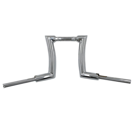 12" Rise Handlebar Ape Hangers 1" Clamp Fat Bar Chrome Fit For Harley Honda Yamaha Suzuki Kawasaki Triumph - Machter