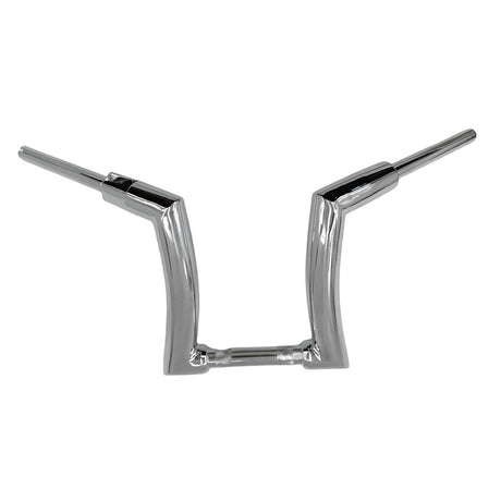 12" Rise Handlebar Ape Hangers 1" Clamp Fat Bar Chrome Fit For Harley Honda Yamaha Suzuki Kawasaki Triumph - Machter