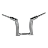 12" Rise Handlebar Ape Hangers 1" Clamp Fat Bar Chrome Fit For Harley Honda Yamaha Suzuki Kawasaki Triumph HDB-HL001-SV - Machter