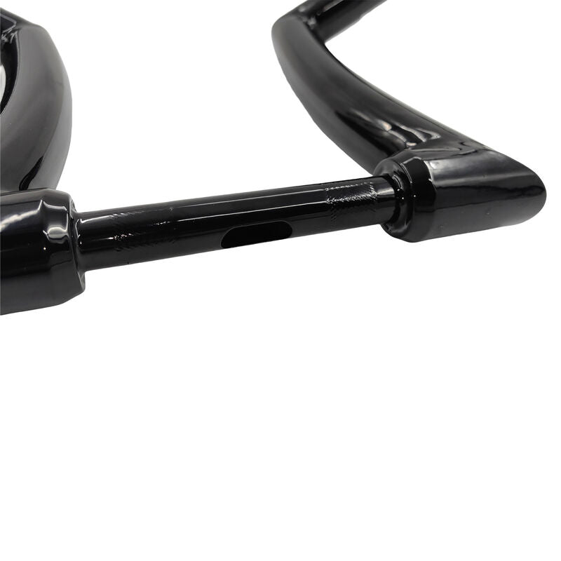 14" Rise Ape Hanger Handlebar 2" Fat Bar Black Fit For Harley Davidson Sportster XL883 XL1200 X48 72 Street Bob Dyna HDB-HL002-BL - Machter