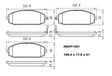 Heavy Duty Ceramic Brake Pads HDCP1361 (DB1361)  - Premier Performance Auto Parts | Universal Auto Spares