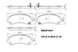 Heavy Duty HDCP1841 (DB1841) Ceramic Brake Pads  - Premier Performance Auto Parts | Universal Auto Spares
