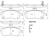 Heavy Duty HDCP1940 (DB1940) Ceramic Brake Pads  - Premier Performance Auto Parts | Universal Auto Spares