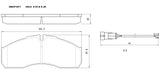 Heavy Duty HDCP1971 (DB1971) Ceramic Brake Pads  - Premier Performance Auto Parts | Universal Auto Spares