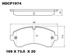 Ceramic DB1974 Brake Pads Heavy Duty DB1974 HDCP1974 - Premier Performance Auto Parts | Universal Auto Spares