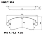 Ceramic DB1974 Brake Pads Heavy Duty DB1974 HDCP1974 - Premier Performance Auto Parts | Universal Auto Spares