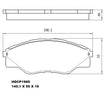 Heavy Duty HDCP1985 (DB1985) Ceramic Brake Pads  - Premier Performance Auto Parts | Universal Auto Spares