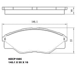 Heavy Duty HDCP1985 (DB1985) Ceramic Brake Pads  - Premier Performance Auto Parts | Universal Auto Spares