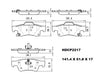 Heavy Duty HDCP2217 (DB2217) Ceramic Brake Pads  - Premier Performance Auto Parts | Universal Auto Spares