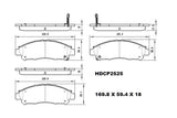 Heavy Duty HDCP2525 (DB2525) Ceramic Brake Pads  - Premier Performance Auto Parts | Universal Auto Spares
