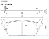 Ceramic Brake Pads HDCP2636 (DB2636)  - Premier Performance Auto Parts | Universal Auto Spares