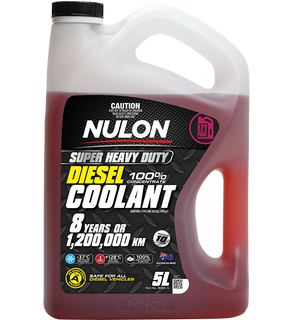 Super Heavy Duty Diesel Coolant 100% Concentrate 5L - Nulon