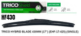 Hybrid Blade 430MM (17") (EHF-17-425) (Single) HF430 - Trico | Universal Auto Spares